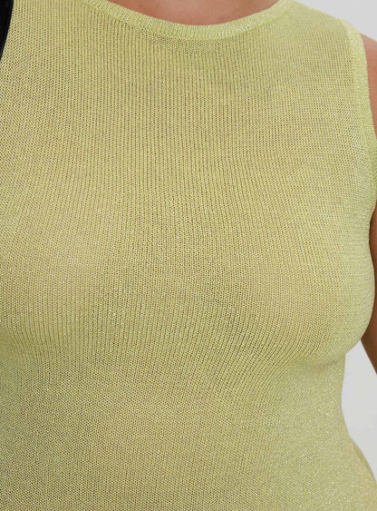 Oceana Mini Dress Green Curve