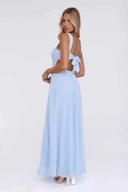 Pretty In Daylight Maxi Dress Blue
